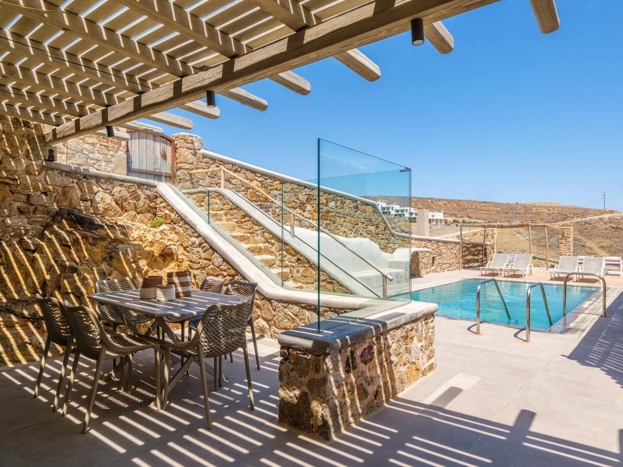 Sundance Suites Mykonos Merchia Beach Bagian luar foto