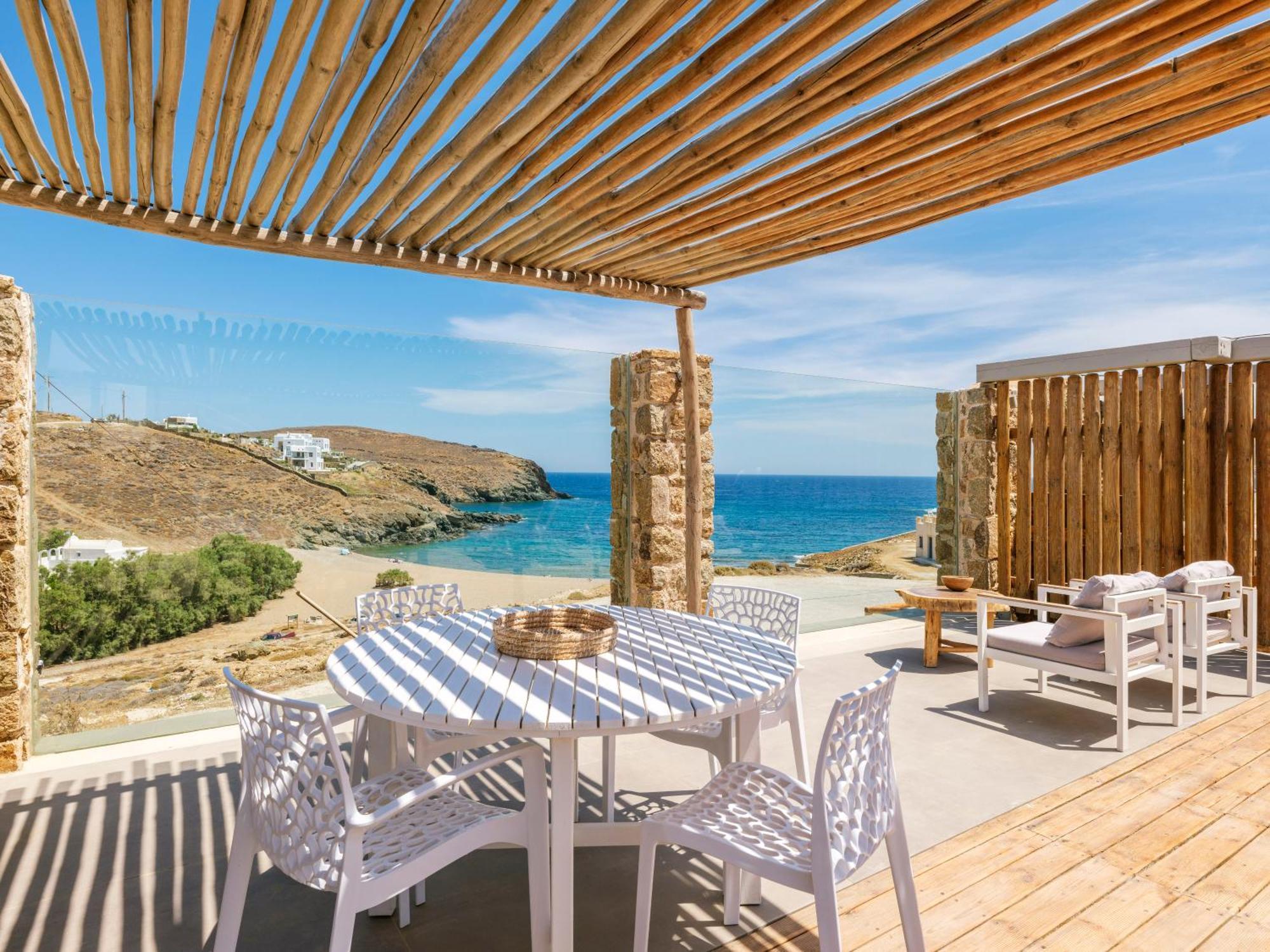 Sundance Suites Mykonos Merchia Beach Bagian luar foto