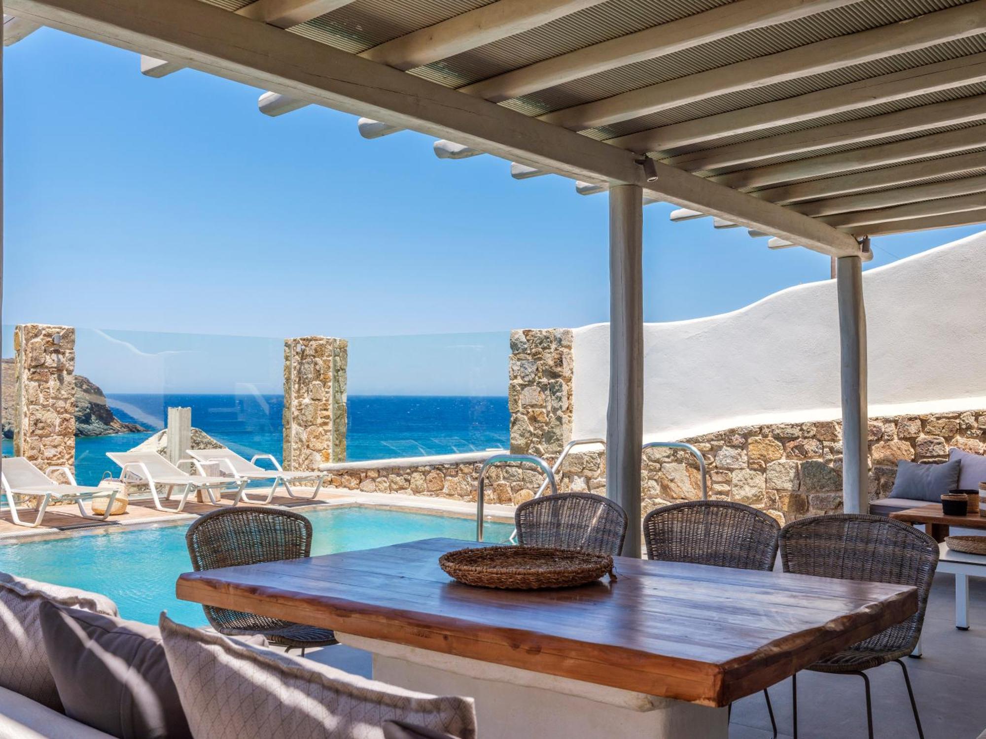 Sundance Suites Mykonos Merchia Beach Bagian luar foto