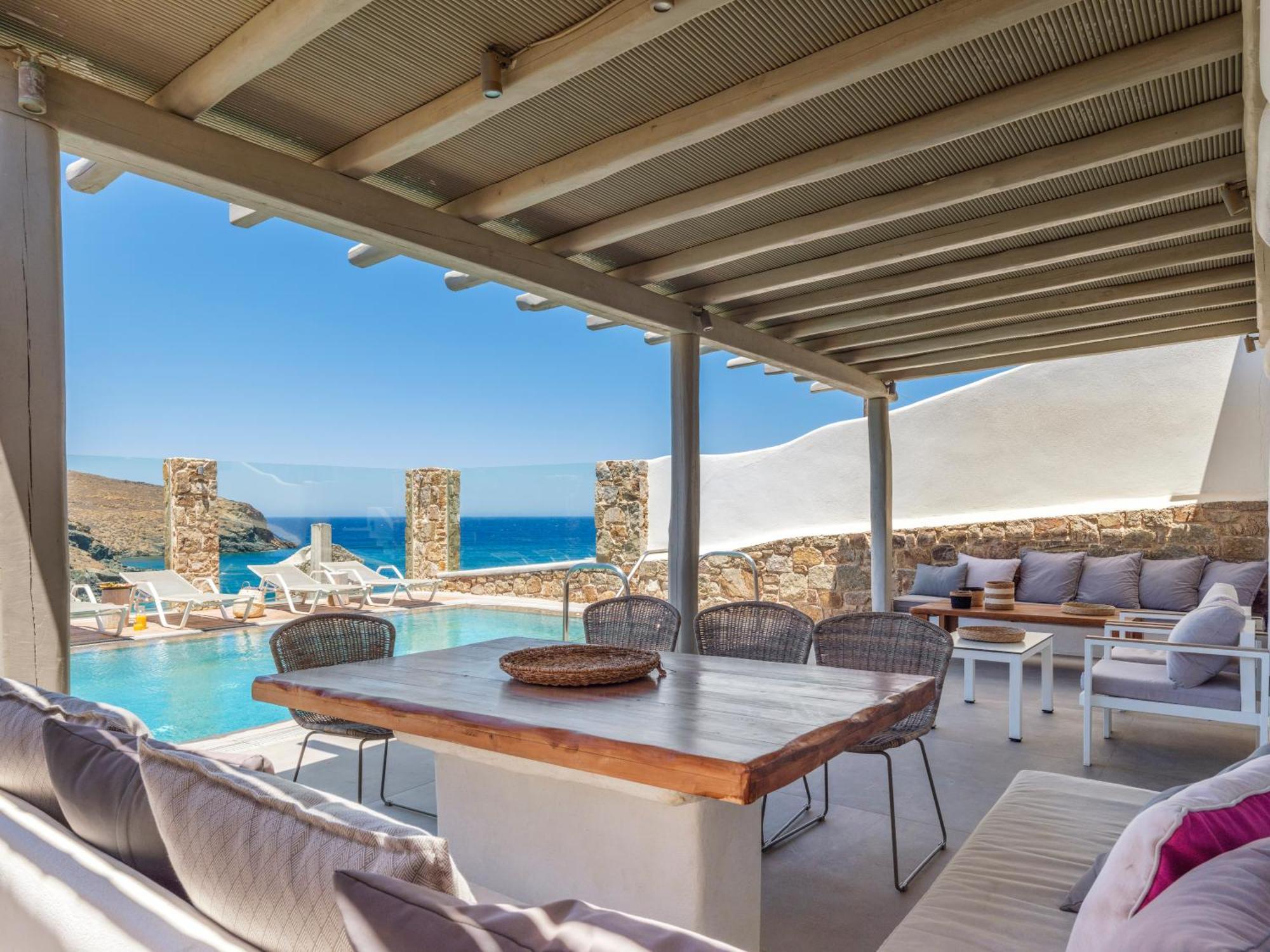 Sundance Suites Mykonos Merchia Beach Bagian luar foto