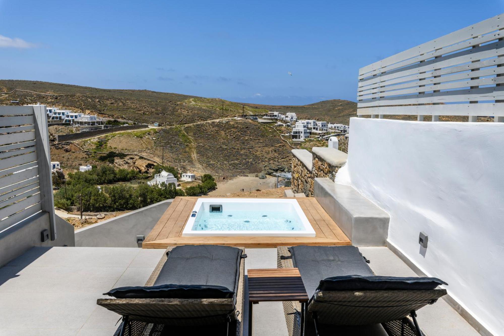 Sundance Suites Mykonos Merchia Beach Bagian luar foto