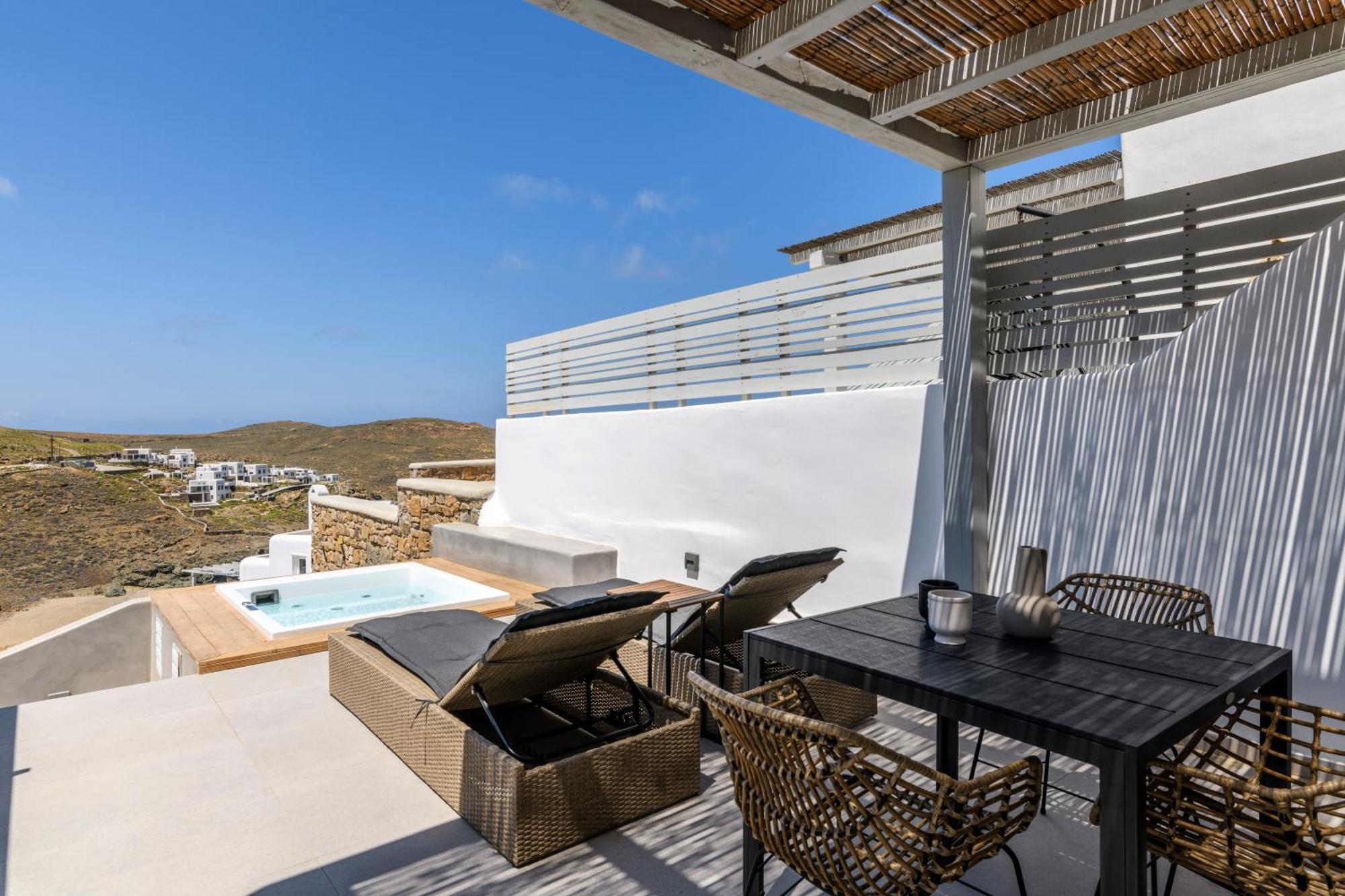 Sundance Suites Mykonos Merchia Beach Bagian luar foto