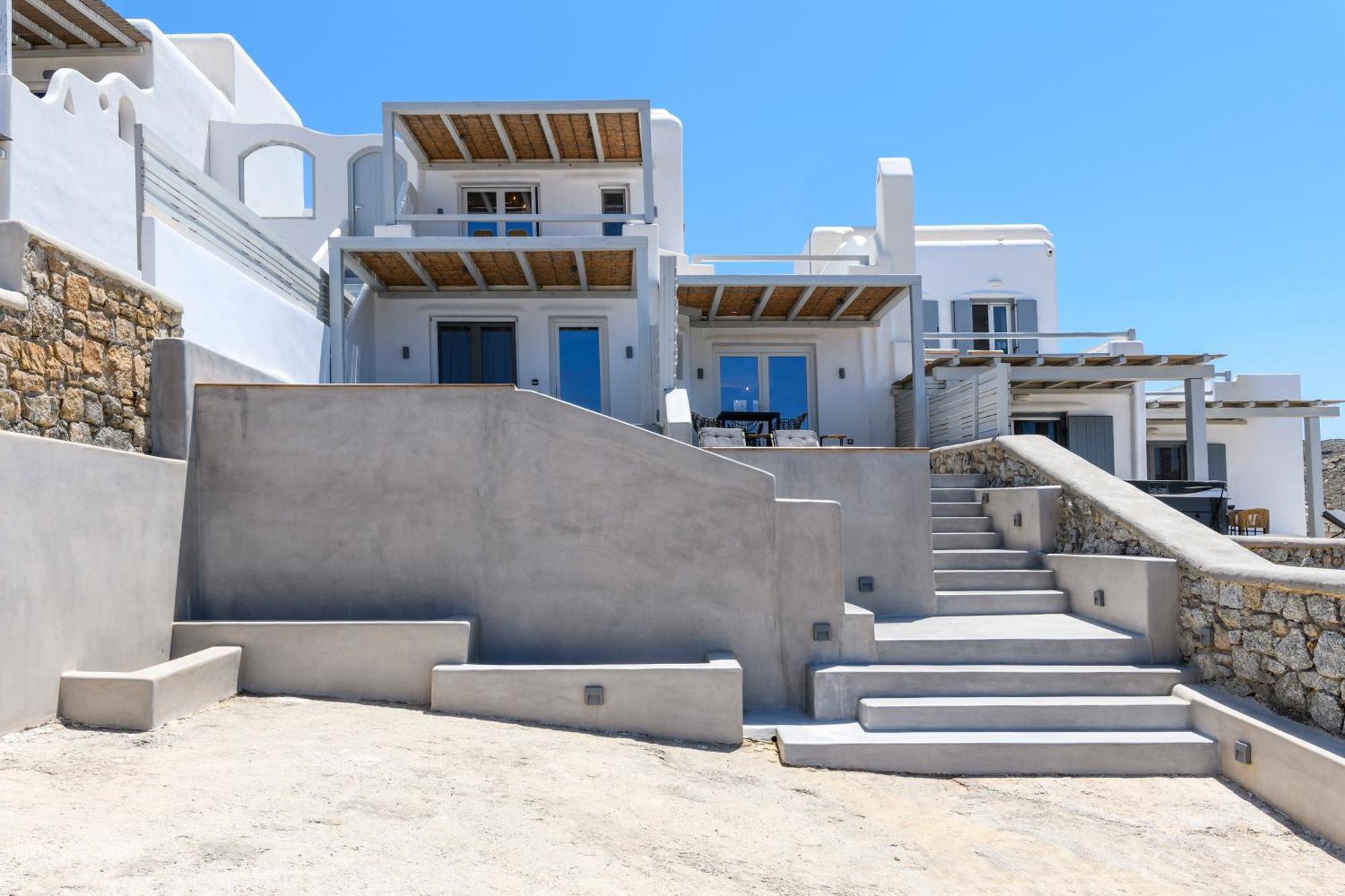 Sundance Suites Mykonos Merchia Beach Bagian luar foto